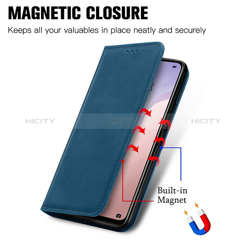 Handytasche Stand Schutzhülle Flip Leder Hülle S04D für Huawei Nova 7 SE 5G