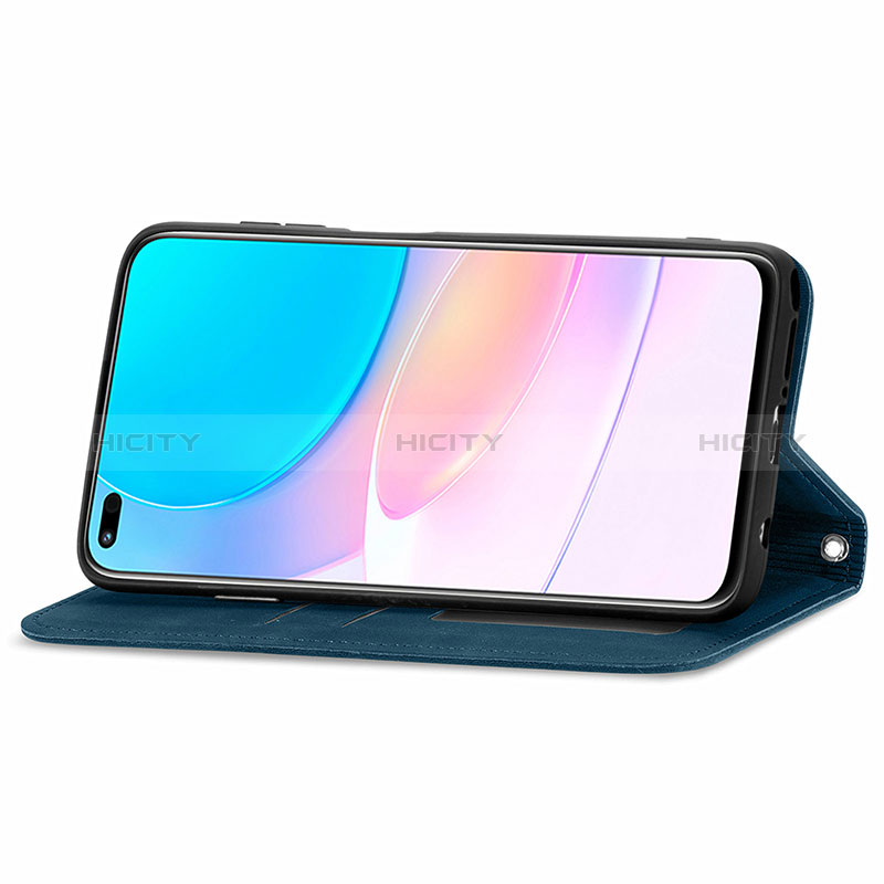 Handytasche Stand Schutzhülle Flip Leder Hülle S04D für Huawei Nova 8i