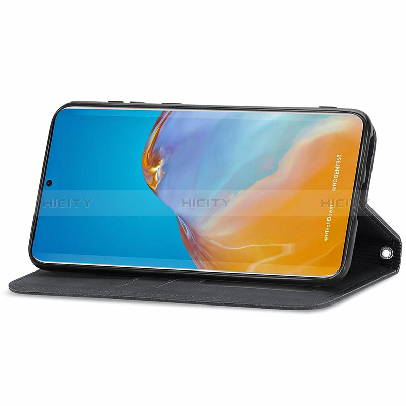 Handytasche Stand Schutzhülle Flip Leder Hülle S04D für Huawei P50 Pro