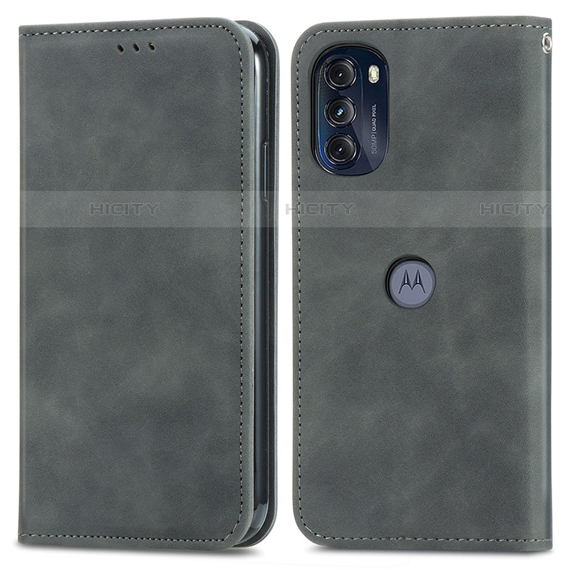 Handytasche Stand Schutzhülle Flip Leder Hülle S04D für Motorola Moto G 5G (2022)