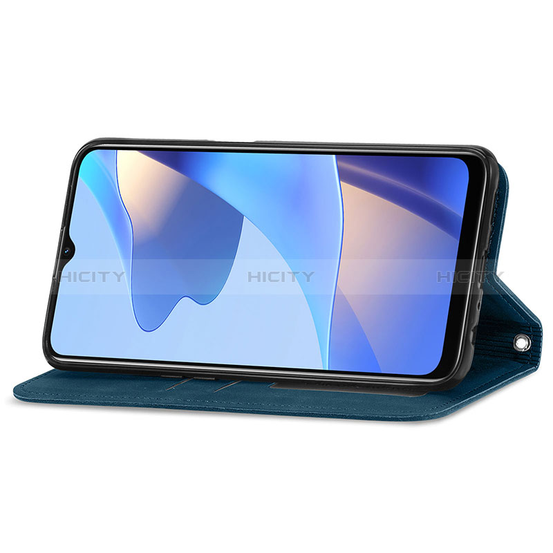 Handytasche Stand Schutzhülle Flip Leder Hülle S04D für Oppo A16