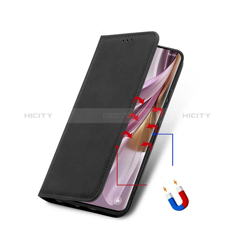 Handytasche Stand Schutzhülle Flip Leder Hülle S04D für Oppo Reno10 Pro 5G groß