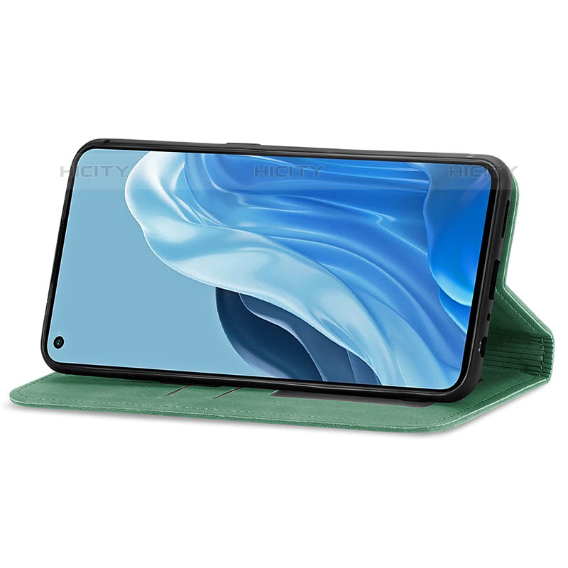 Handytasche Stand Schutzhülle Flip Leder Hülle S04D für Oppo Reno7 Pro 5G