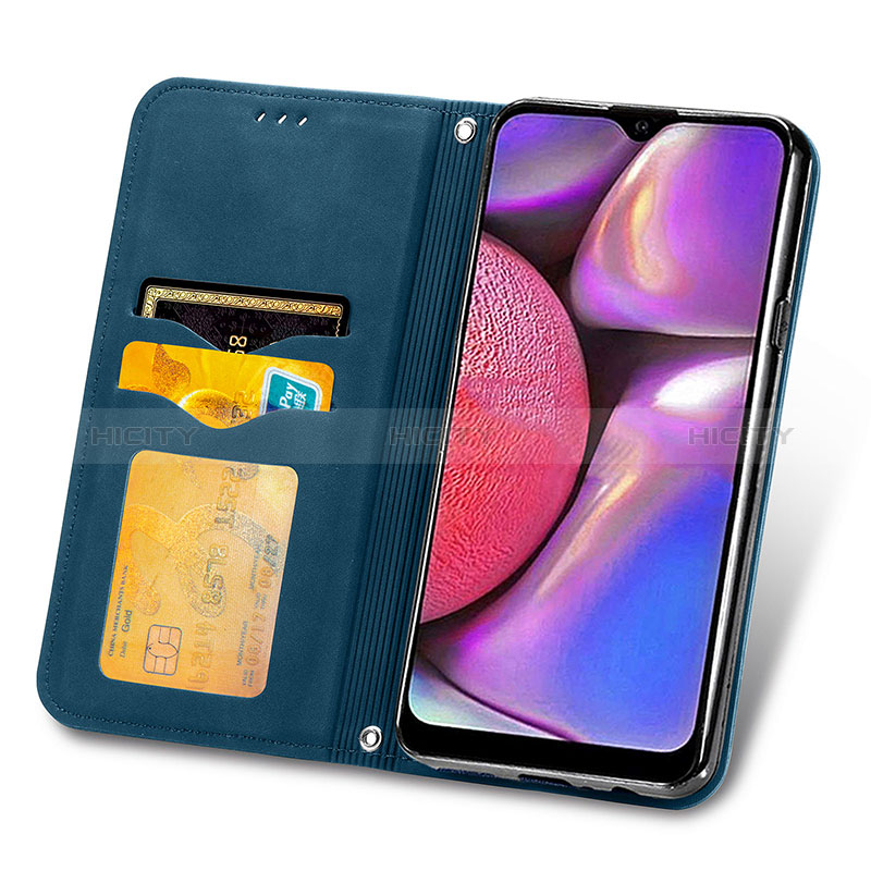 Handytasche Stand Schutzhülle Flip Leder Hülle S04D für Samsung Galaxy A20s