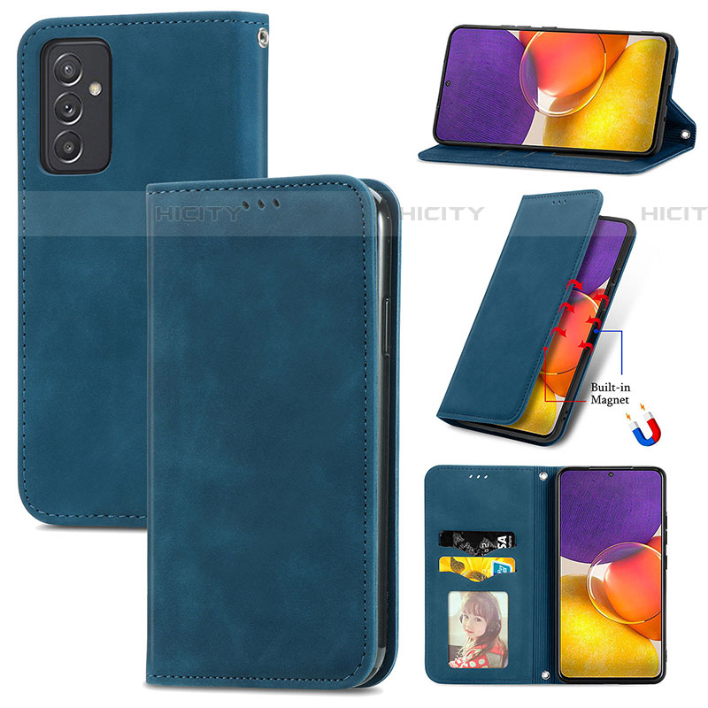 Handytasche Stand Schutzhülle Flip Leder Hülle S04D für Samsung Galaxy A25 5G