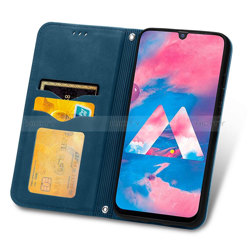 Handytasche Stand Schutzhülle Flip Leder Hülle S04D für Samsung Galaxy A40s