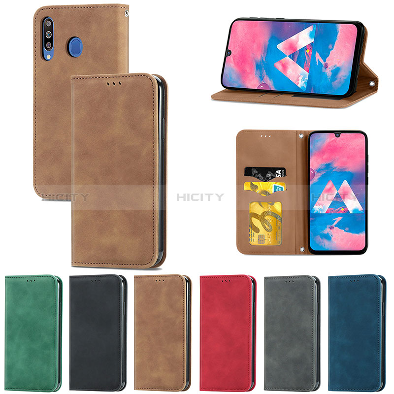 Handytasche Stand Schutzhülle Flip Leder Hülle S04D für Samsung Galaxy A40s