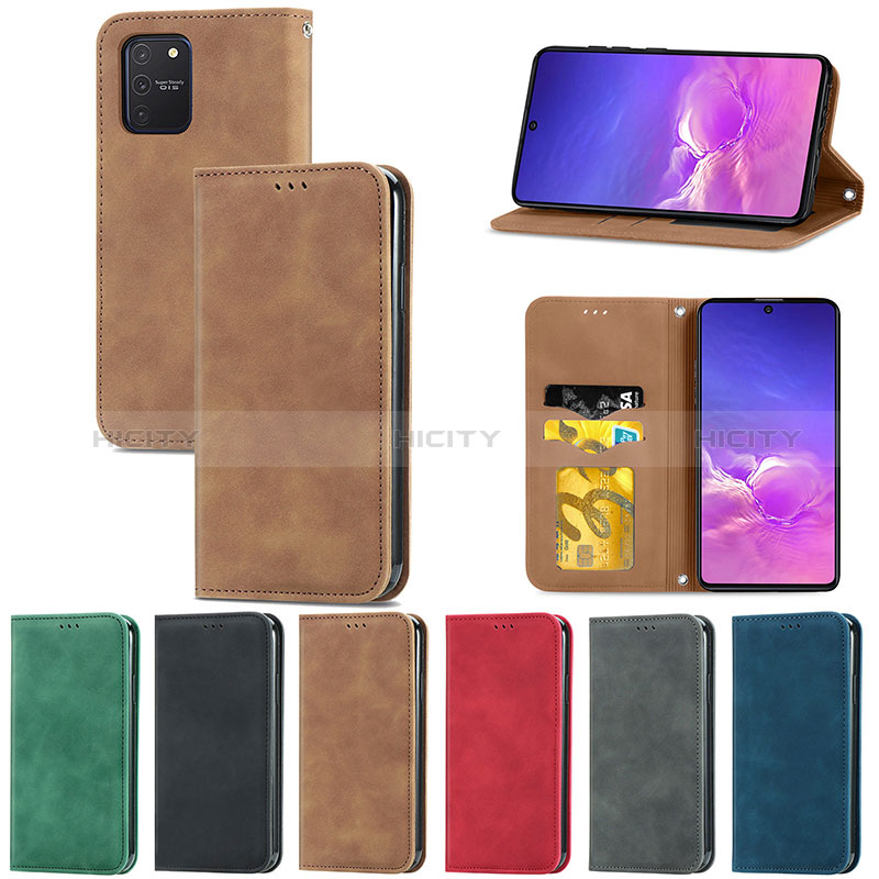 Handytasche Stand Schutzhülle Flip Leder Hülle S04D für Samsung Galaxy A91