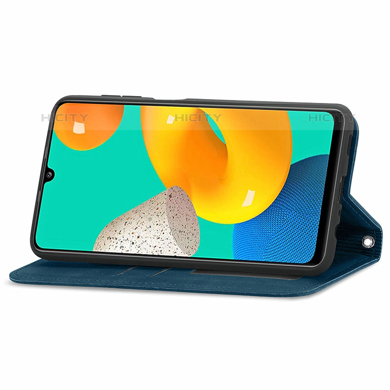 Handytasche Stand Schutzhülle Flip Leder Hülle S04D für Samsung Galaxy M32 4G