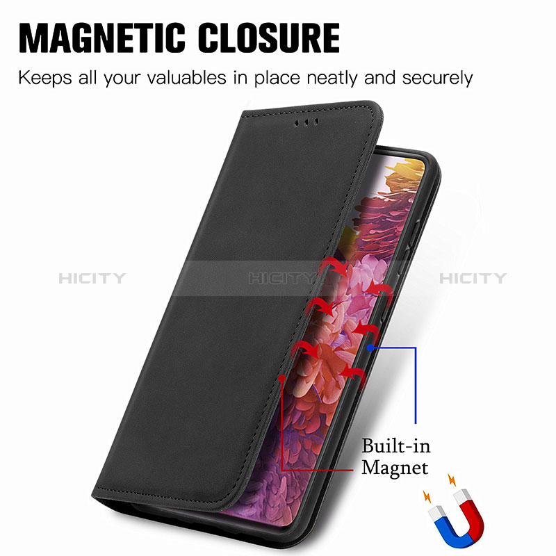 Handytasche Stand Schutzhülle Flip Leder Hülle S04D für Samsung Galaxy S20 FE 5G groß