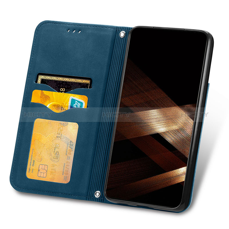 Handytasche Stand Schutzhülle Flip Leder Hülle S04D für Samsung Galaxy S25 5G