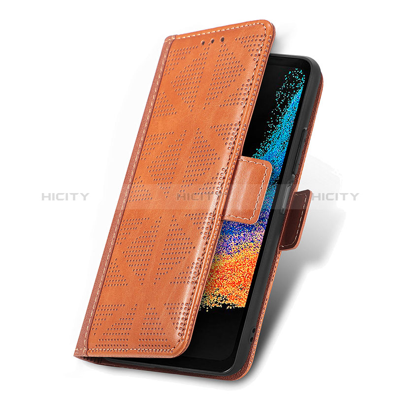 Handytasche Stand Schutzhülle Flip Leder Hülle S04D für Samsung Galaxy XCover 6 Pro 5G