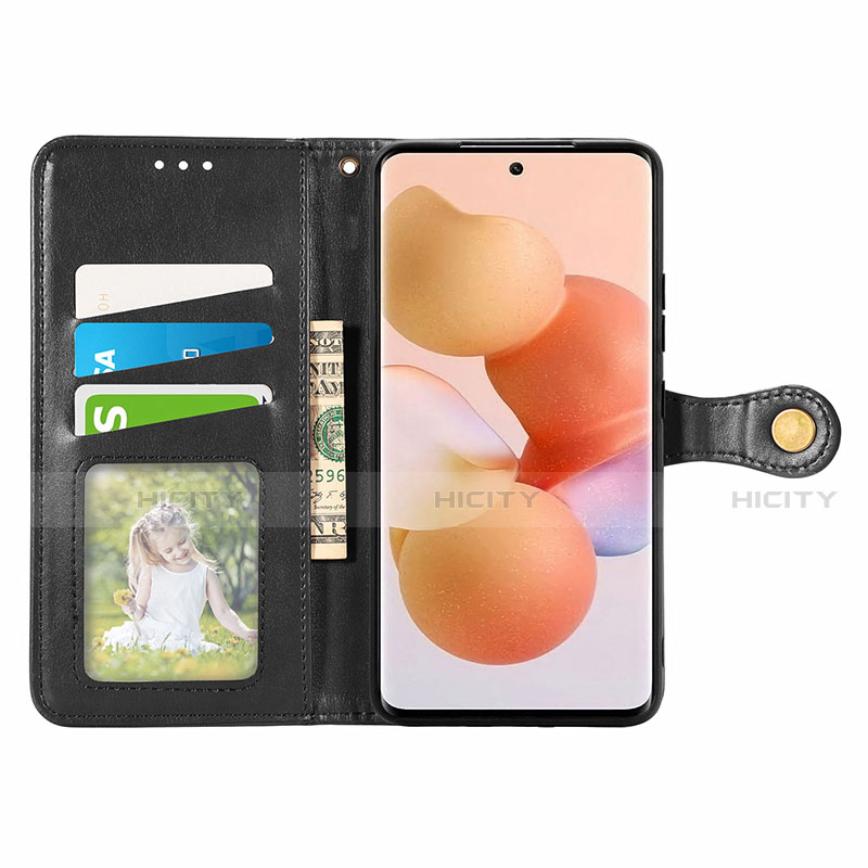 Handytasche Stand Schutzhülle Flip Leder Hülle S04D für Xiaomi Mi 12 5G groß