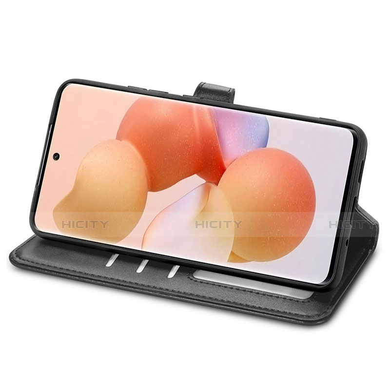 Handytasche Stand Schutzhülle Flip Leder Hülle S04D für Xiaomi Mi 12 5G groß