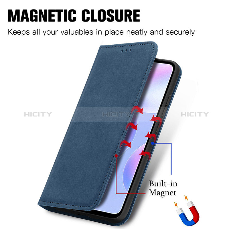 Handytasche Stand Schutzhülle Flip Leder Hülle S04D für Xiaomi Redmi 9AT