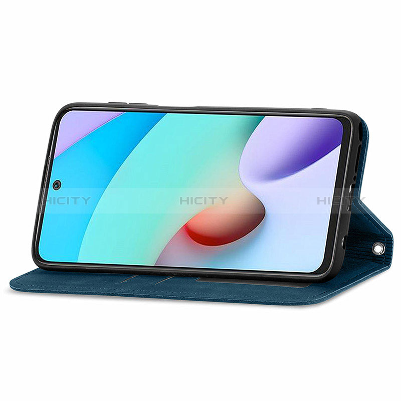 Handytasche Stand Schutzhülle Flip Leder Hülle S04D für Xiaomi Redmi Note 11 4G (2021) groß