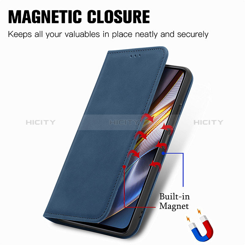 Handytasche Stand Schutzhülle Flip Leder Hülle S04D für Xiaomi Redmi Note 11T Pro+ Plus 5G