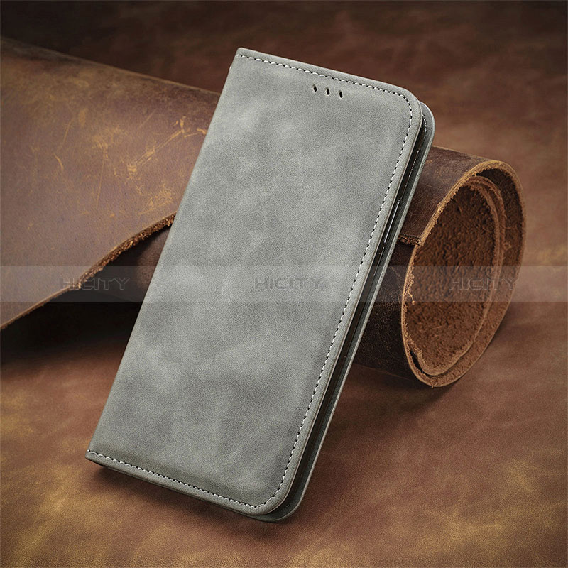 Handytasche Stand Schutzhülle Flip Leder Hülle S04D für Xiaomi Redmi Note 9 5G groß