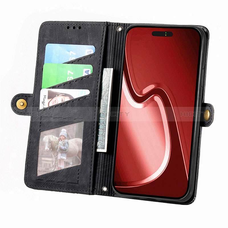 Handytasche Stand Schutzhülle Flip Leder Hülle S05D für Apple iPhone 13 Pro