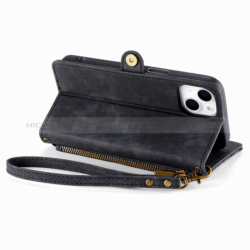 Handytasche Stand Schutzhülle Flip Leder Hülle S05D für Apple iPhone 14 Plus