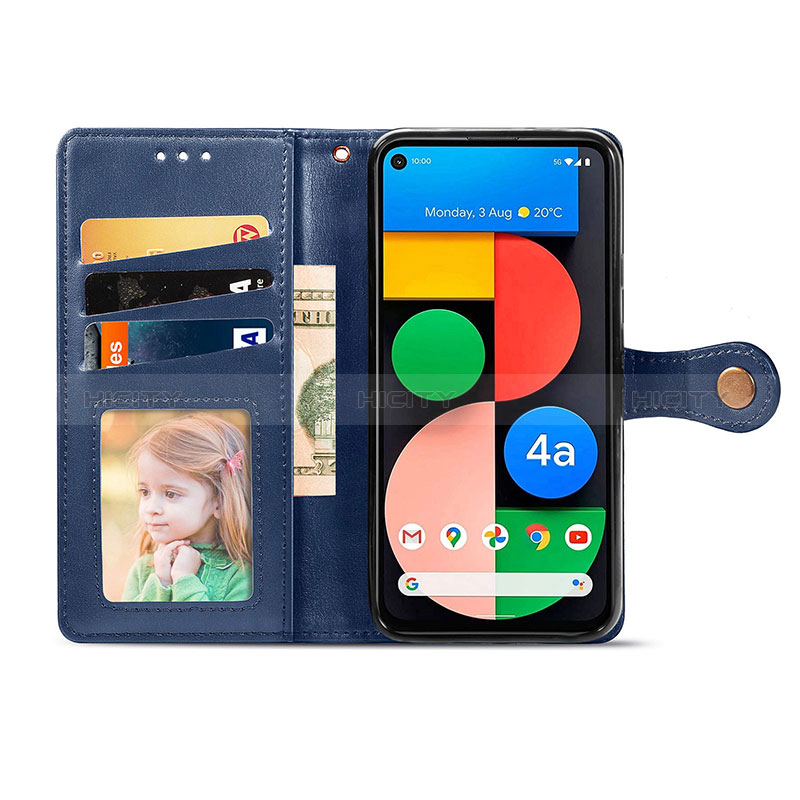 Handytasche Stand Schutzhülle Flip Leder Hülle S05D für Google Pixel 5