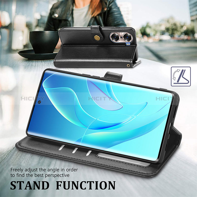 Handytasche Stand Schutzhülle Flip Leder Hülle S05D für Huawei Honor 60 5G