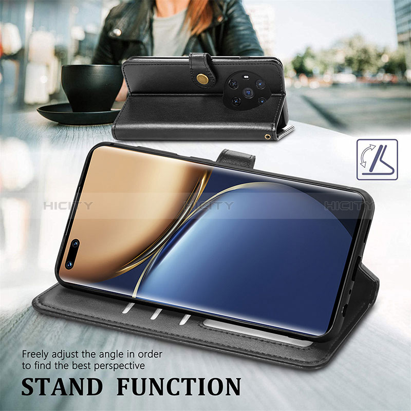 Handytasche Stand Schutzhülle Flip Leder Hülle S05D für Huawei Honor Magic3 5G groß