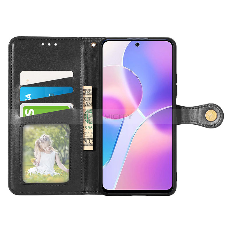 Handytasche Stand Schutzhülle Flip Leder Hülle S05D für Huawei Honor X30i groß