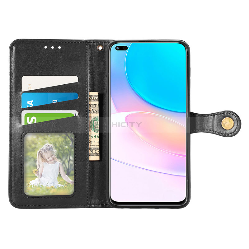 Handytasche Stand Schutzhülle Flip Leder Hülle S05D für Huawei Nova 8i groß