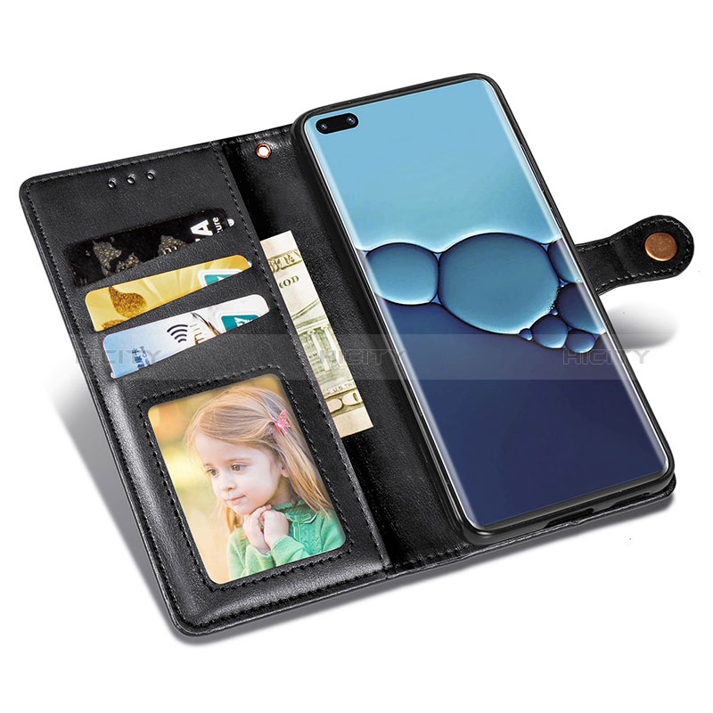 Handytasche Stand Schutzhülle Flip Leder Hülle S05D für Huawei P40 Pro