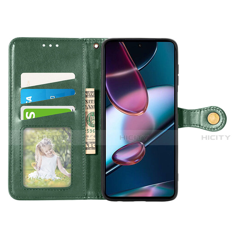 Handytasche Stand Schutzhülle Flip Leder Hülle S05D für Motorola Moto Edge 30 Pro 5G