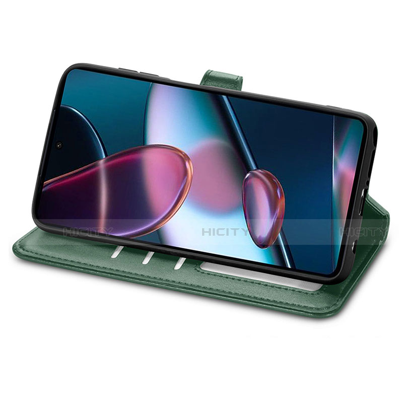 Handytasche Stand Schutzhülle Flip Leder Hülle S05D für Motorola Moto Edge 30 Pro 5G