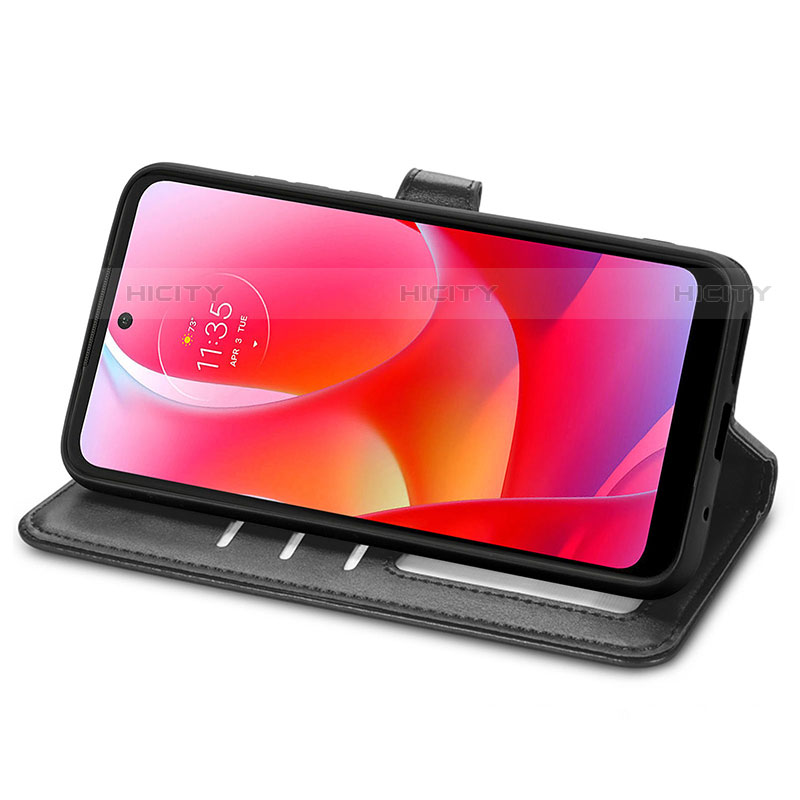 Handytasche Stand Schutzhülle Flip Leder Hülle S05D für Motorola Moto G Play Gen 2 groß