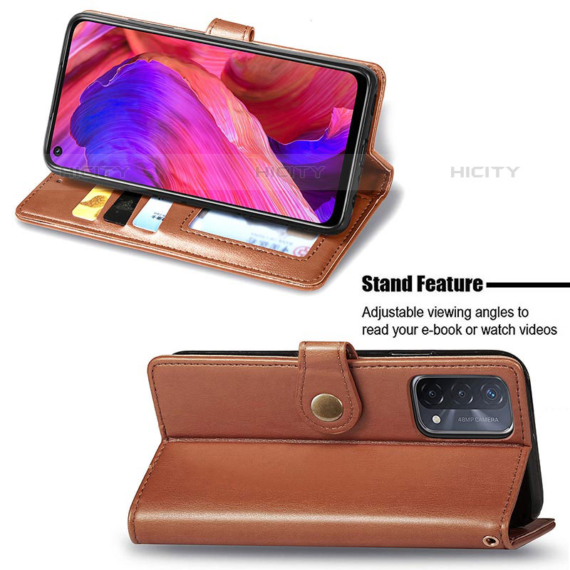 Handytasche Stand Schutzhülle Flip Leder Hülle S05D für OnePlus Nord N200 5G