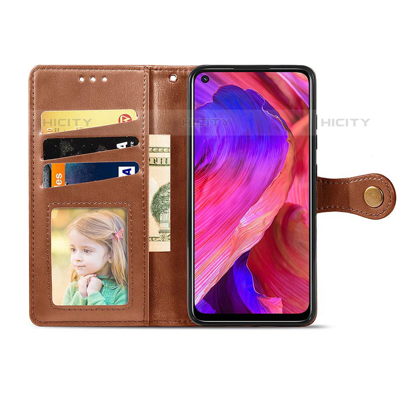 Handytasche Stand Schutzhülle Flip Leder Hülle S05D für Oppo A93 5G groß