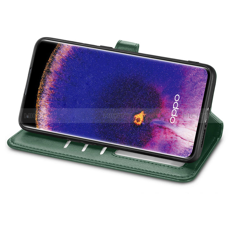 Handytasche Stand Schutzhülle Flip Leder Hülle S05D für Oppo Find X5 5G