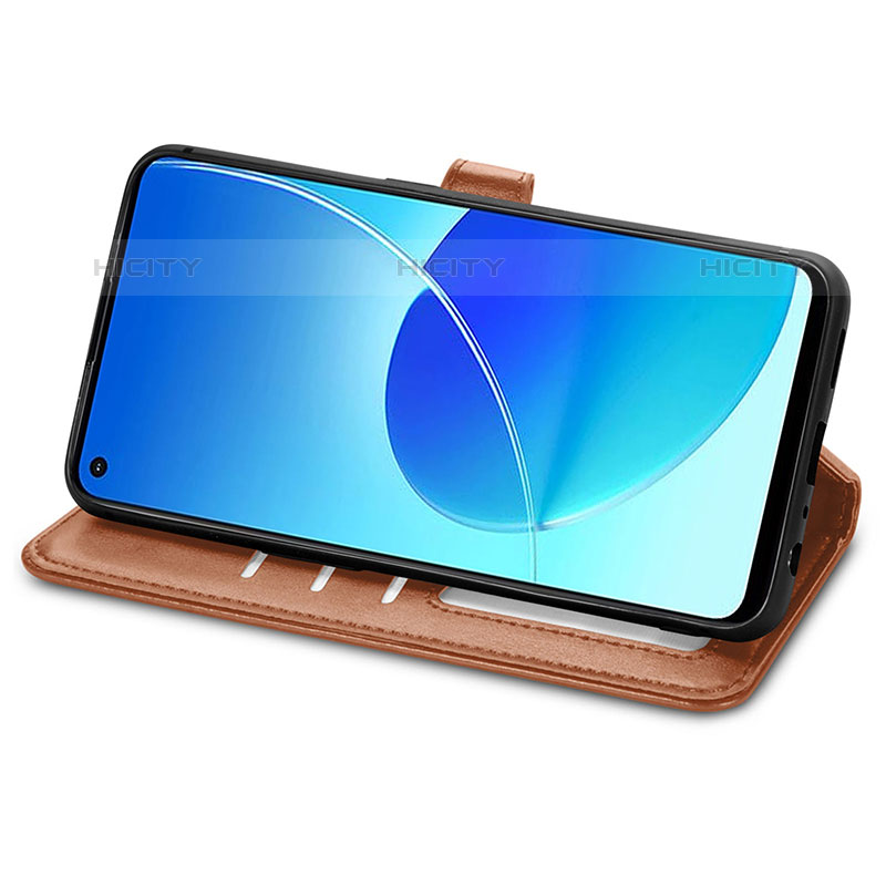 Handytasche Stand Schutzhülle Flip Leder Hülle S05D für Oppo Reno6 Z 5G groß