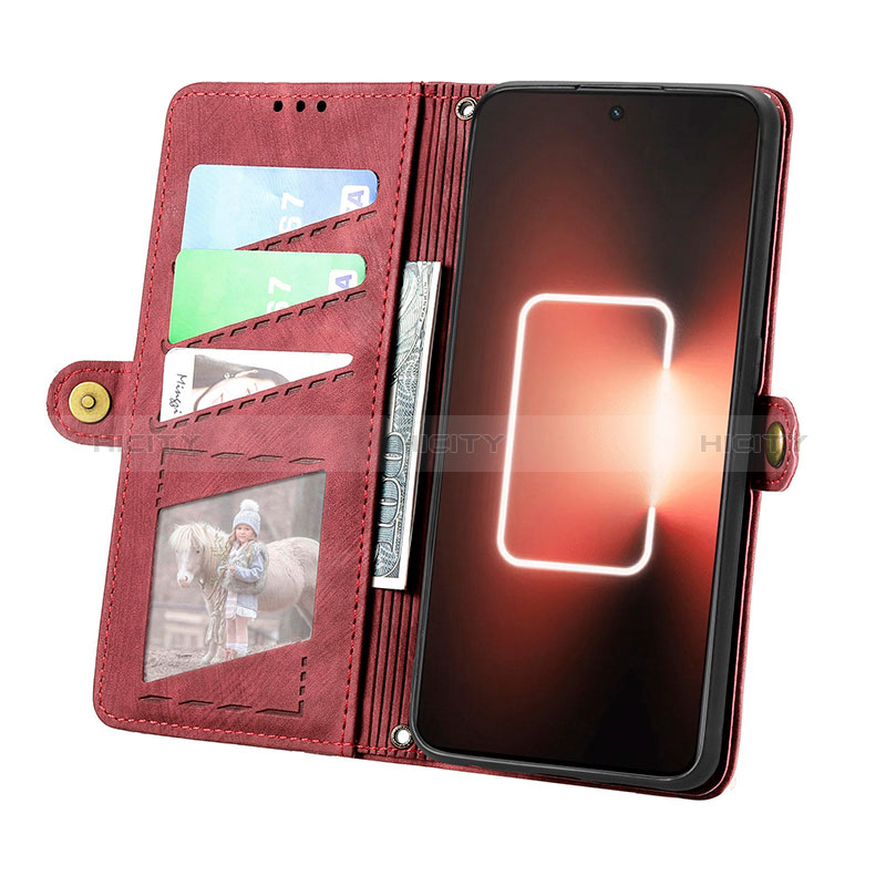 Handytasche Stand Schutzhülle Flip Leder Hülle S05D für Realme GT Neo6 5G groß