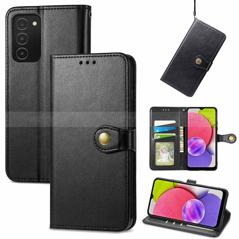 Handytasche Stand Schutzhülle Flip Leder Hülle S05D für Samsung Galaxy A02s