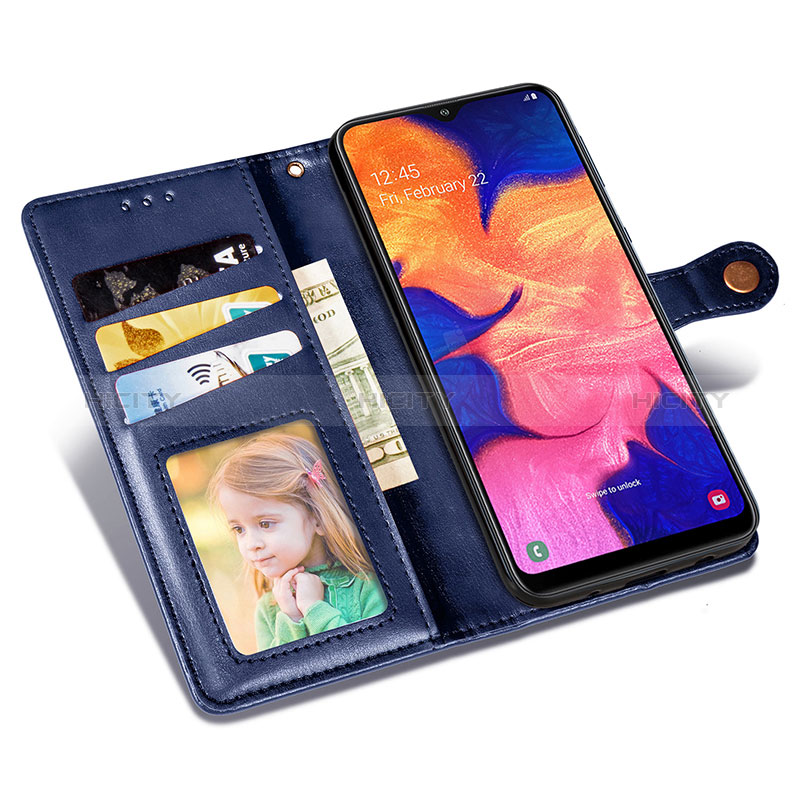 Handytasche Stand Schutzhülle Flip Leder Hülle S05D für Samsung Galaxy A10