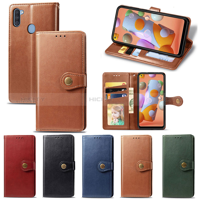 Handytasche Stand Schutzhülle Flip Leder Hülle S05D für Samsung Galaxy A11