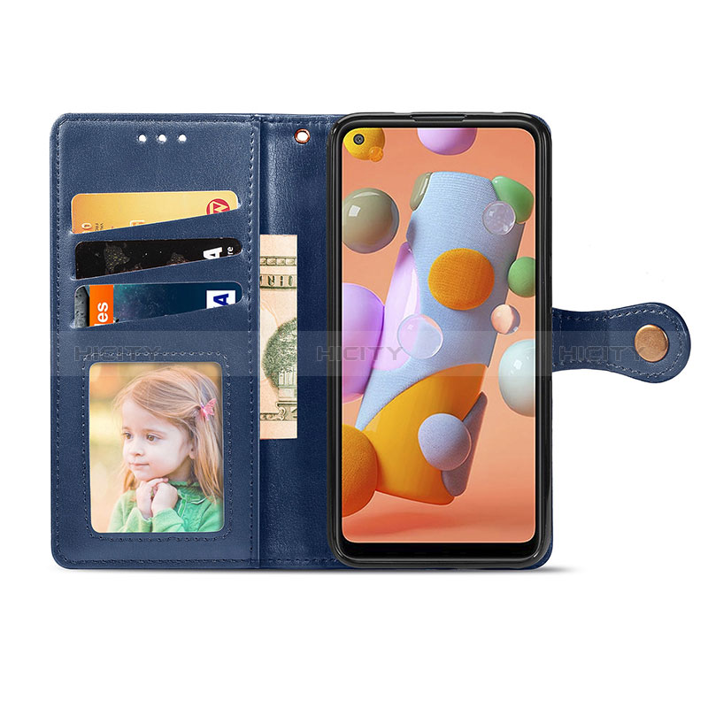 Handytasche Stand Schutzhülle Flip Leder Hülle S05D für Samsung Galaxy A11