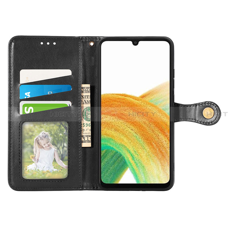 Handytasche Stand Schutzhülle Flip Leder Hülle S05D für Samsung Galaxy A13 4G