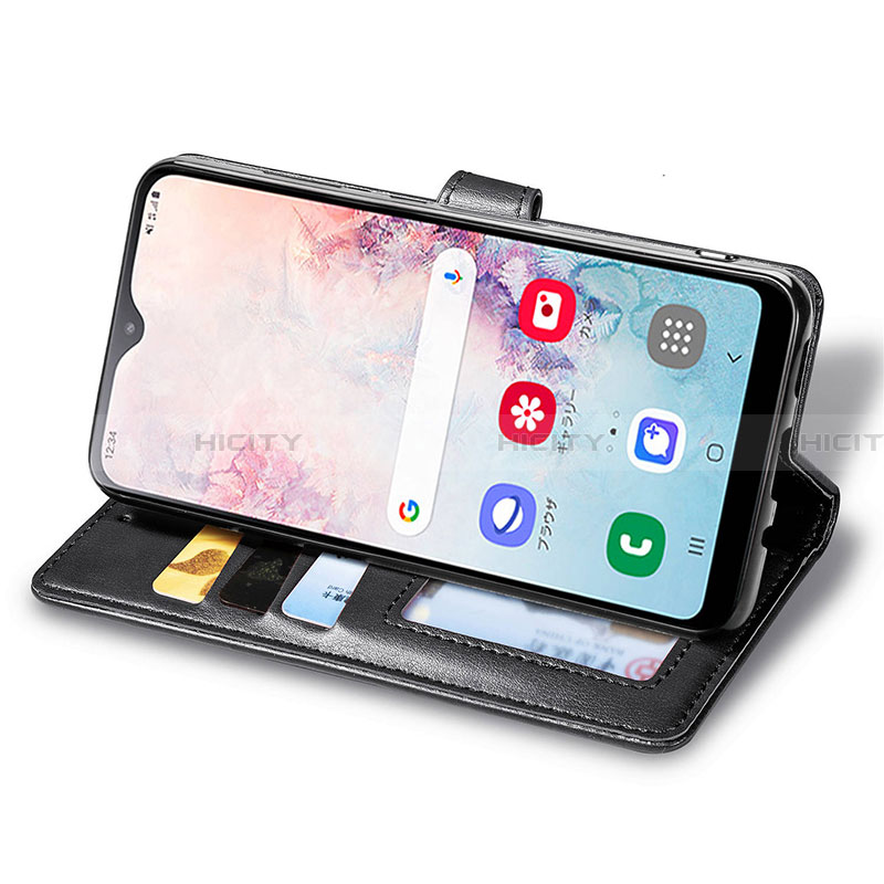 Handytasche Stand Schutzhülle Flip Leder Hülle S05D für Samsung Galaxy A20 SC-02M SCV46 groß