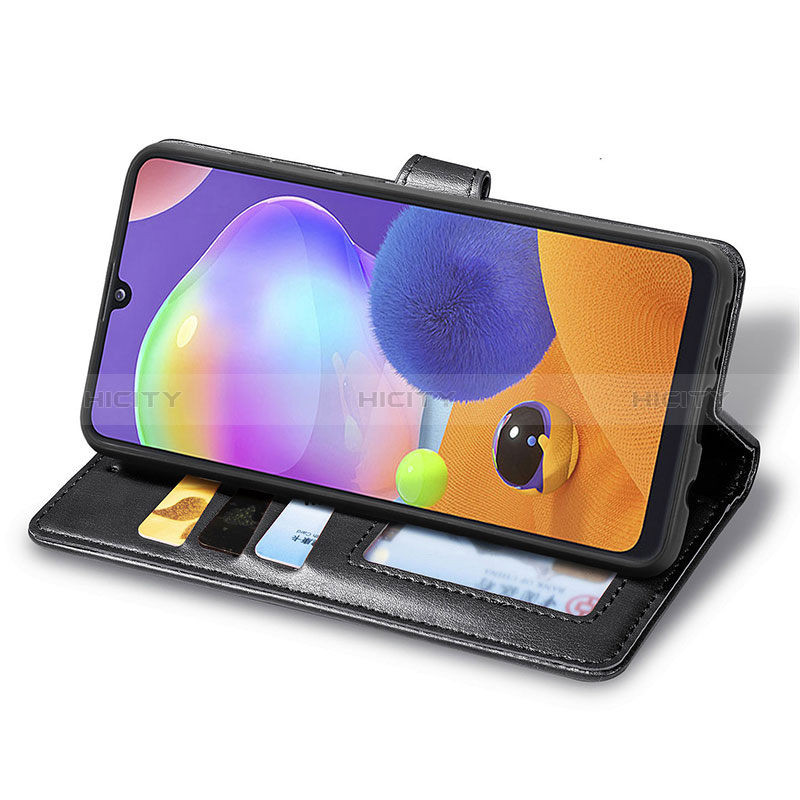 Handytasche Stand Schutzhülle Flip Leder Hülle S05D für Samsung Galaxy A31