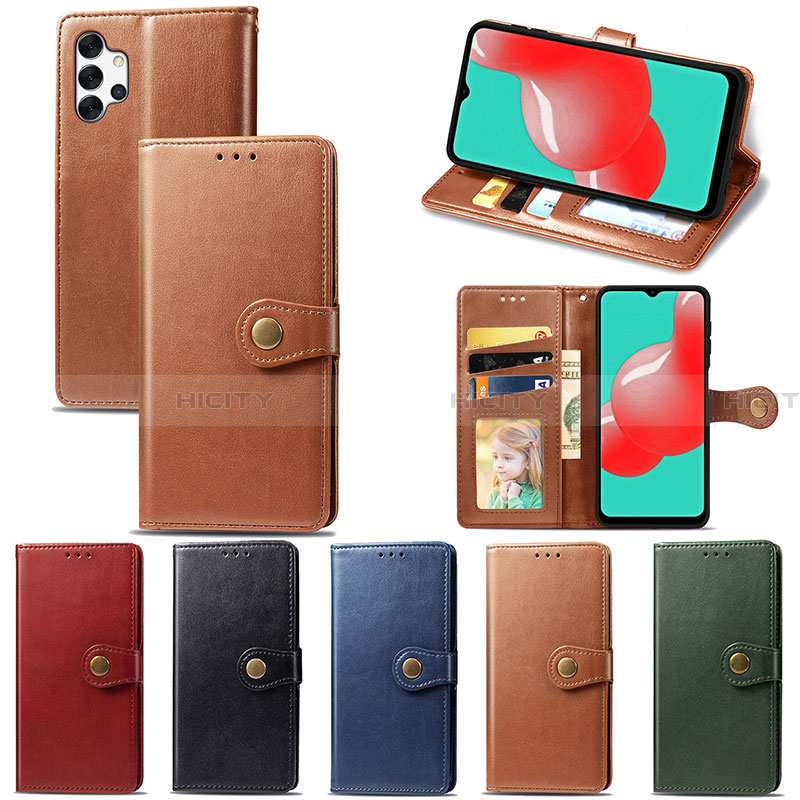 Handytasche Stand Schutzhülle Flip Leder Hülle S05D für Samsung Galaxy A32 4G groß