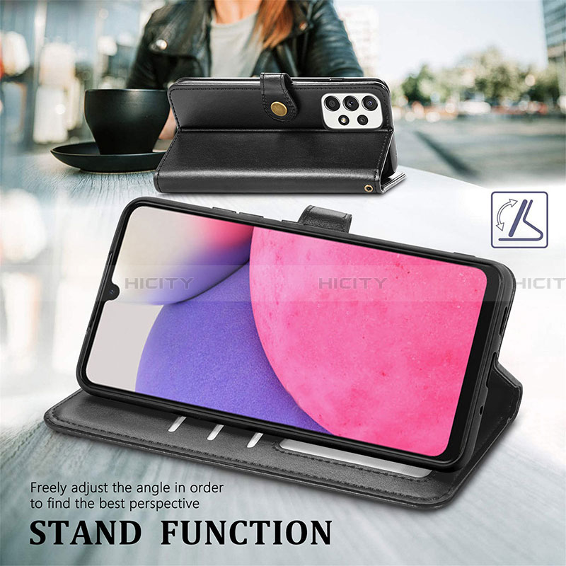 Handytasche Stand Schutzhülle Flip Leder Hülle S05D für Samsung Galaxy A33 5G