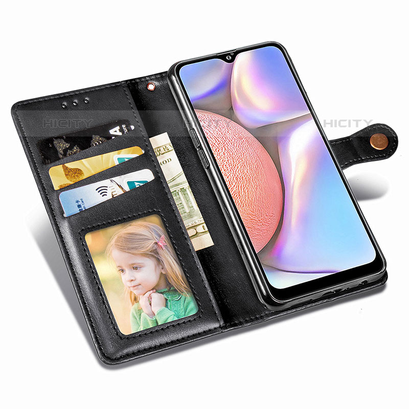 Handytasche Stand Schutzhülle Flip Leder Hülle S05D für Samsung Galaxy M01s groß