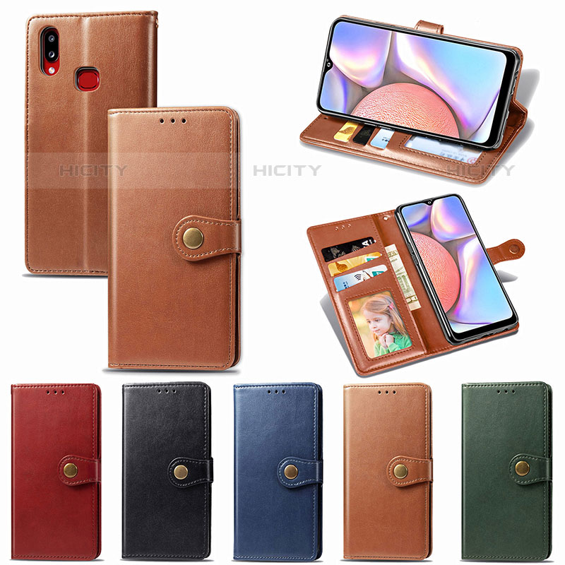 Handytasche Stand Schutzhülle Flip Leder Hülle S05D für Samsung Galaxy M01s groß