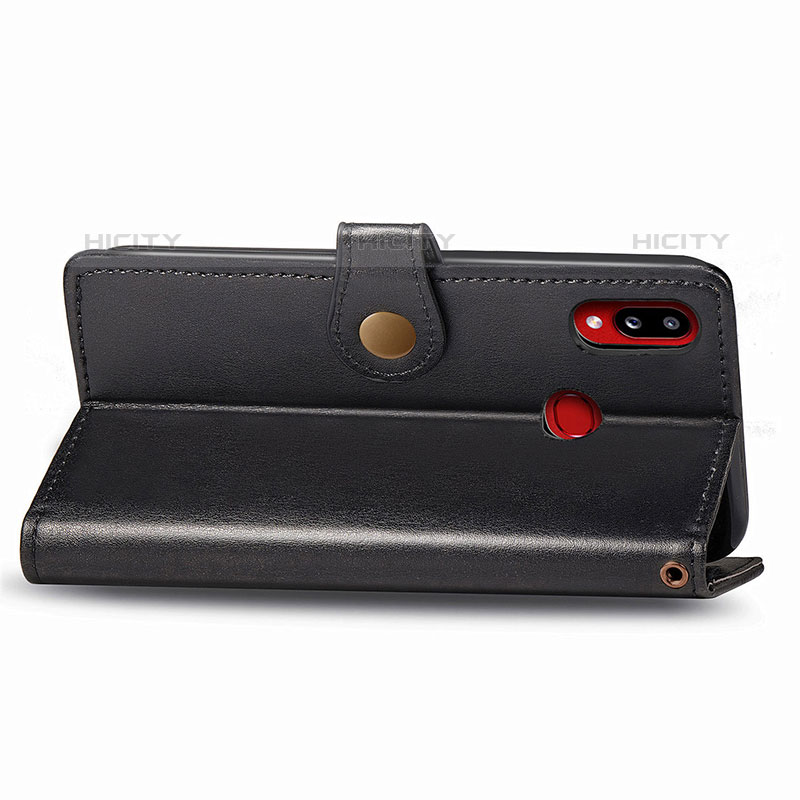 Handytasche Stand Schutzhülle Flip Leder Hülle S05D für Samsung Galaxy M01s groß